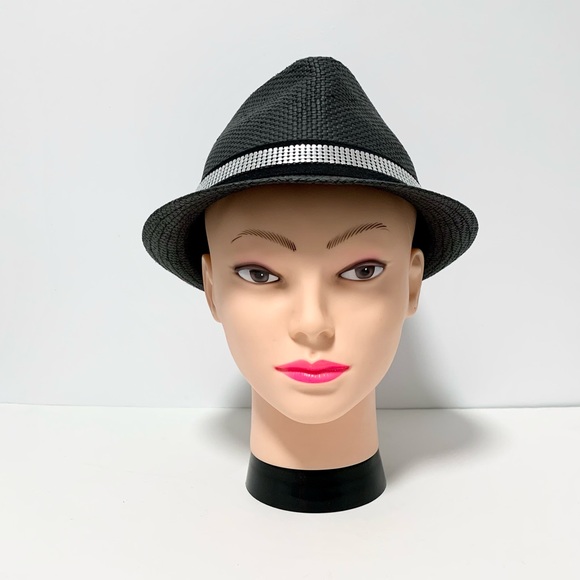 ❣️2/$40❣️ Black Fedora Hat - Picture 2 of 5